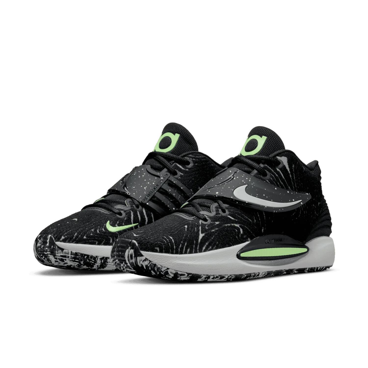 Nike KD 14 Black Lime Glow image 3