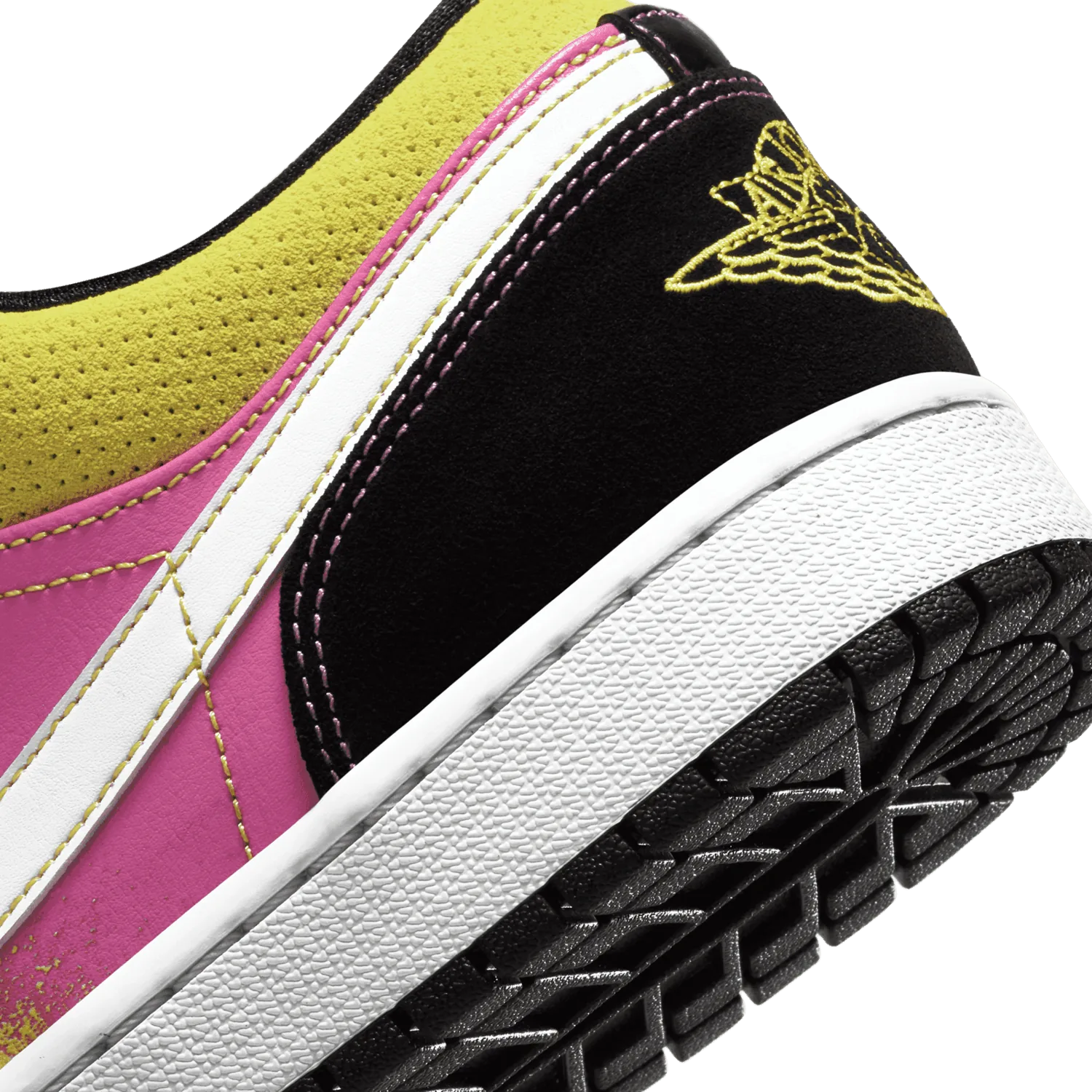 Jordan 1 Low Black Active Fuchsia Cyber image 7