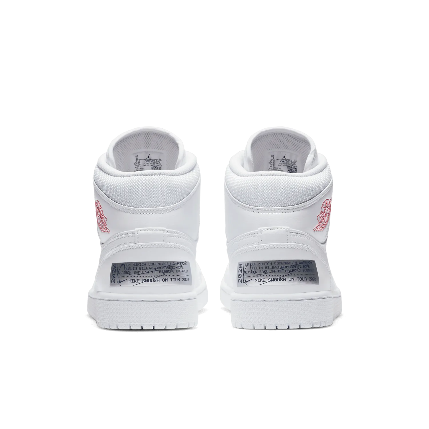 Jordan 1 Mid SE Nike Swoosh On Tour (2020) image 5