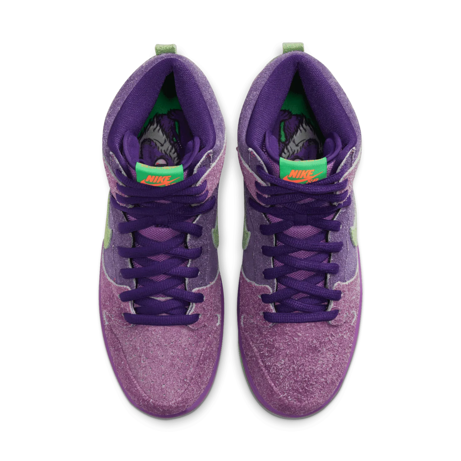 Nike SB Dunk High 420 Reverse Skunk image 4