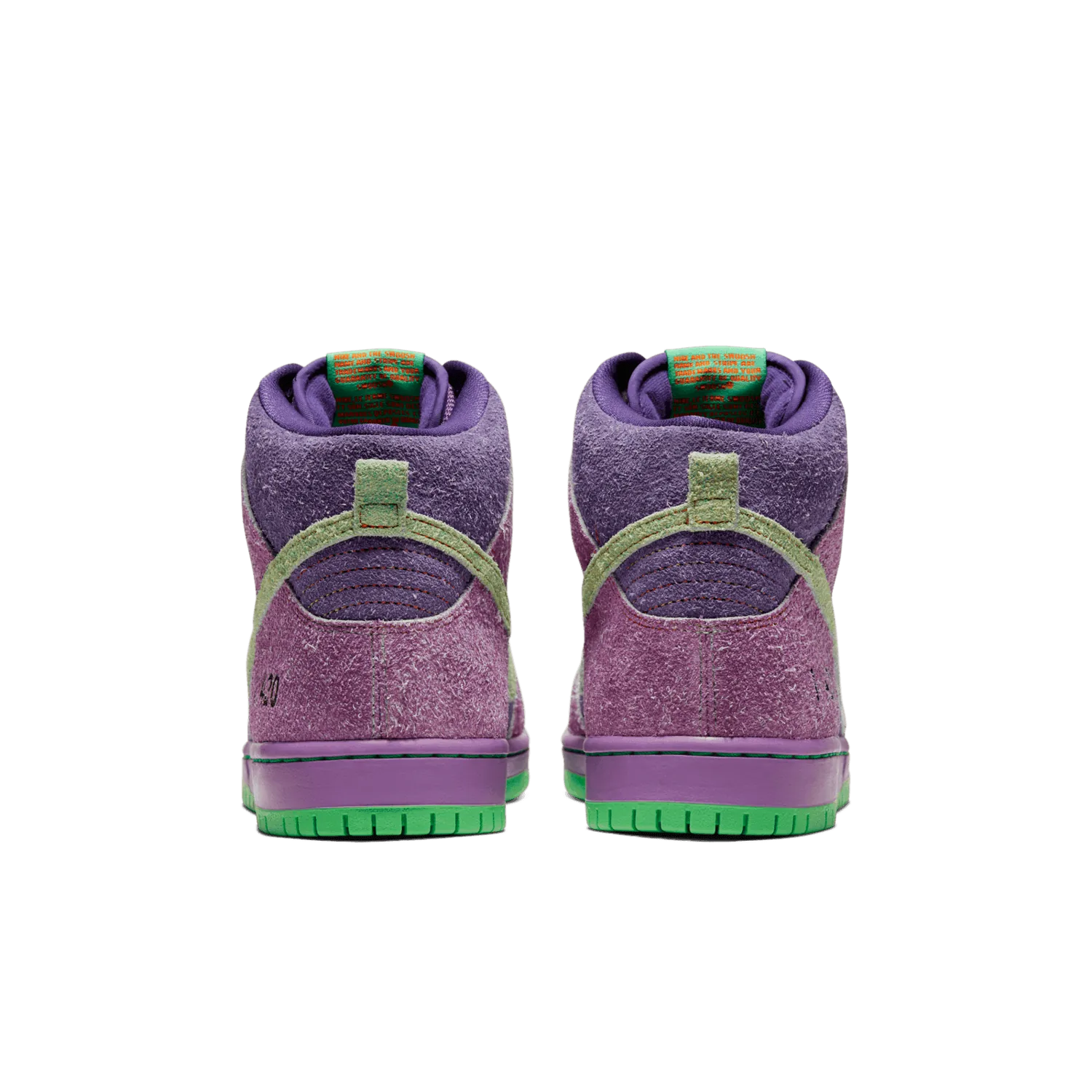Nike SB Dunk High 420 Reverse Skunk image 6
