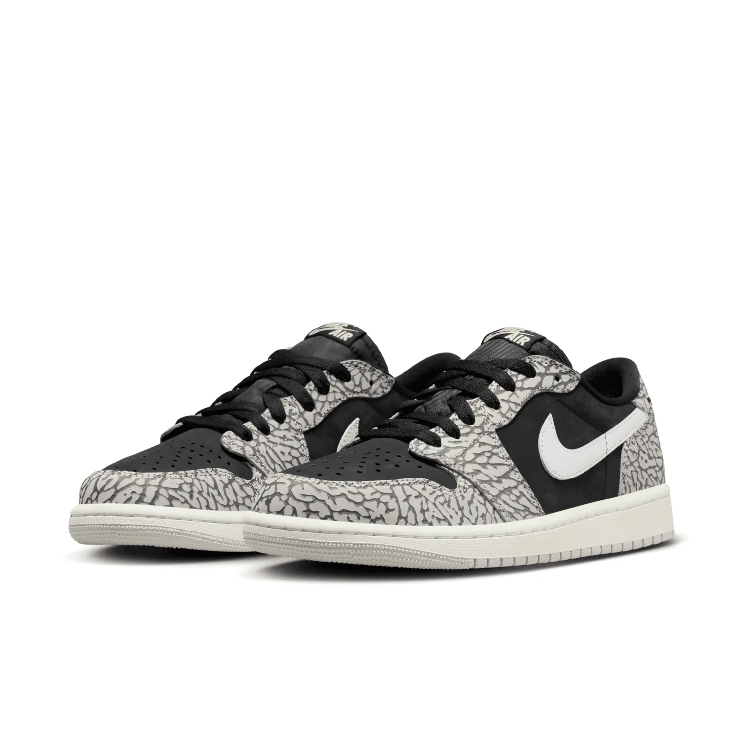Air Jordan 1 Low OG Black Cement image 3