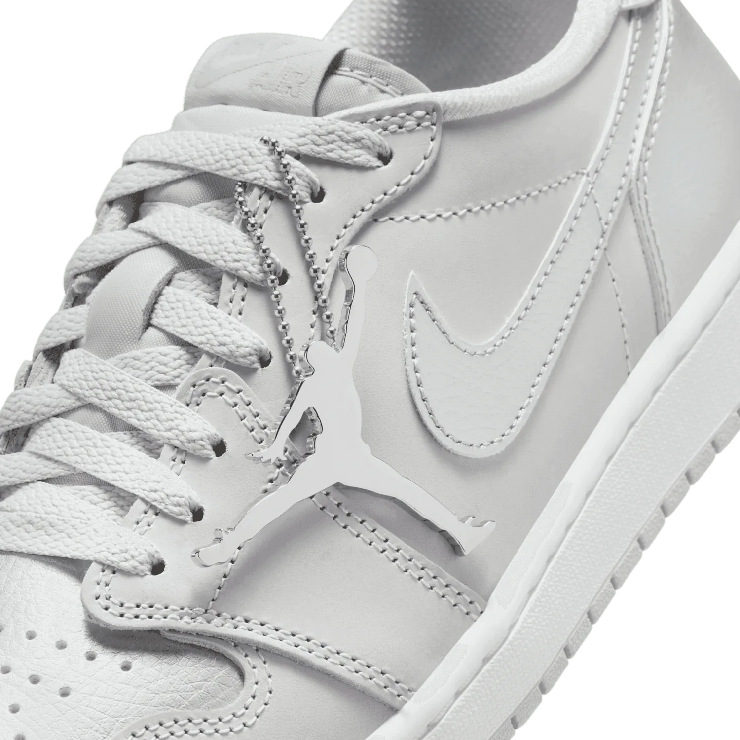 Air Jordan 1 Retro Low OG Silver image 8