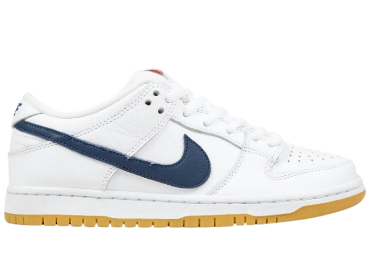 Nike SB Dunk Low Orange Label White Navy