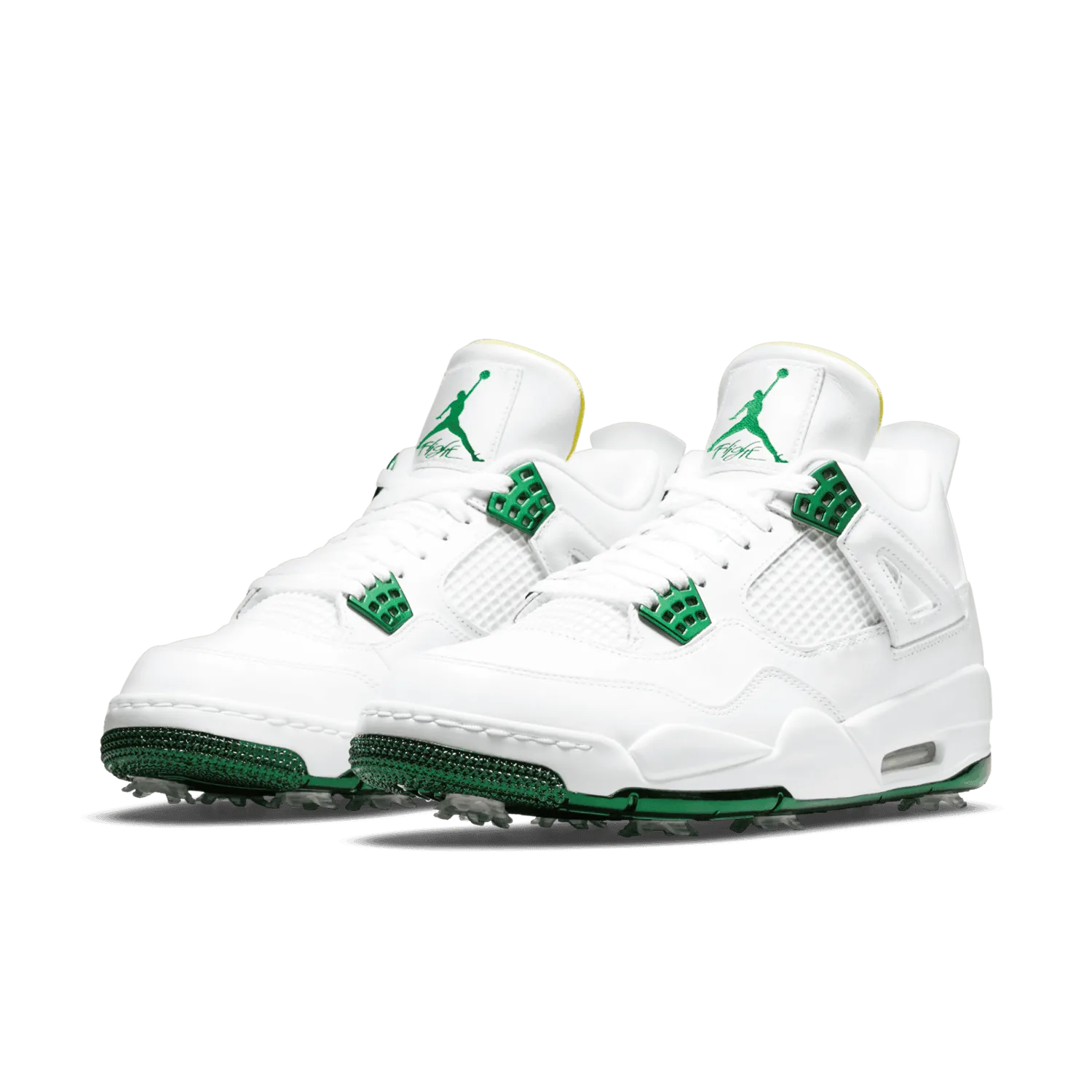 Air Jordan 4 Retro Golf Metallic Green image 4