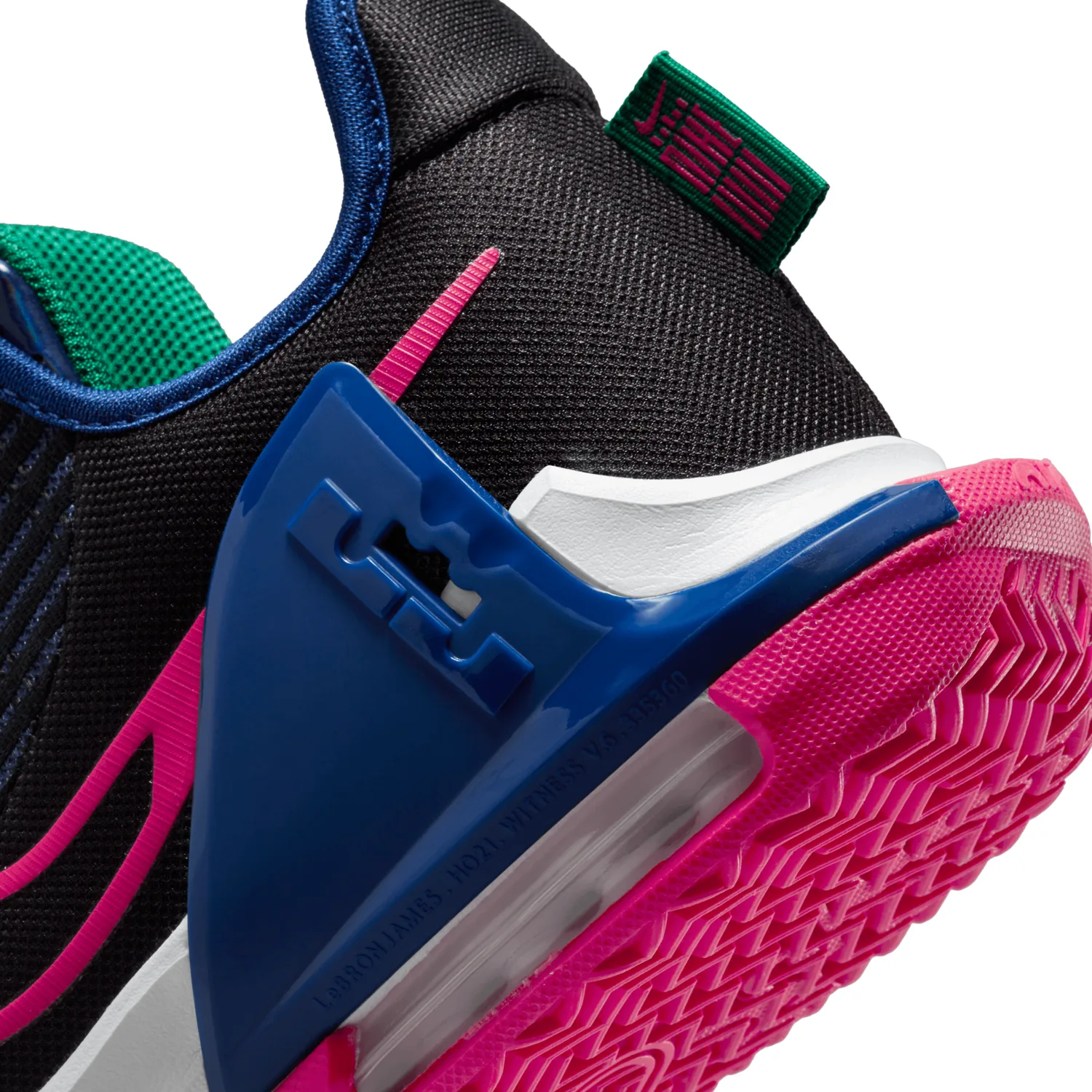 Nike LeBron Witness 6 'Black Deep Royal Blue' image 7