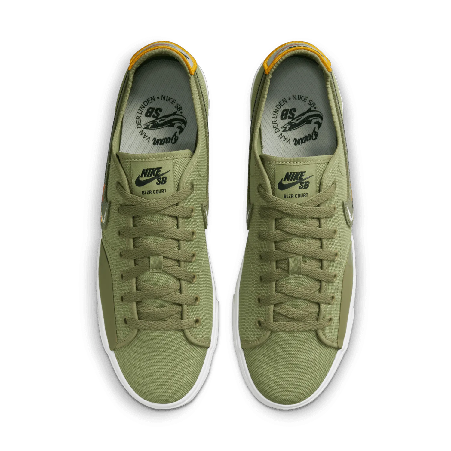 Nike SB Blazer Court Daan Van Der Linden Dusty Olive image 4