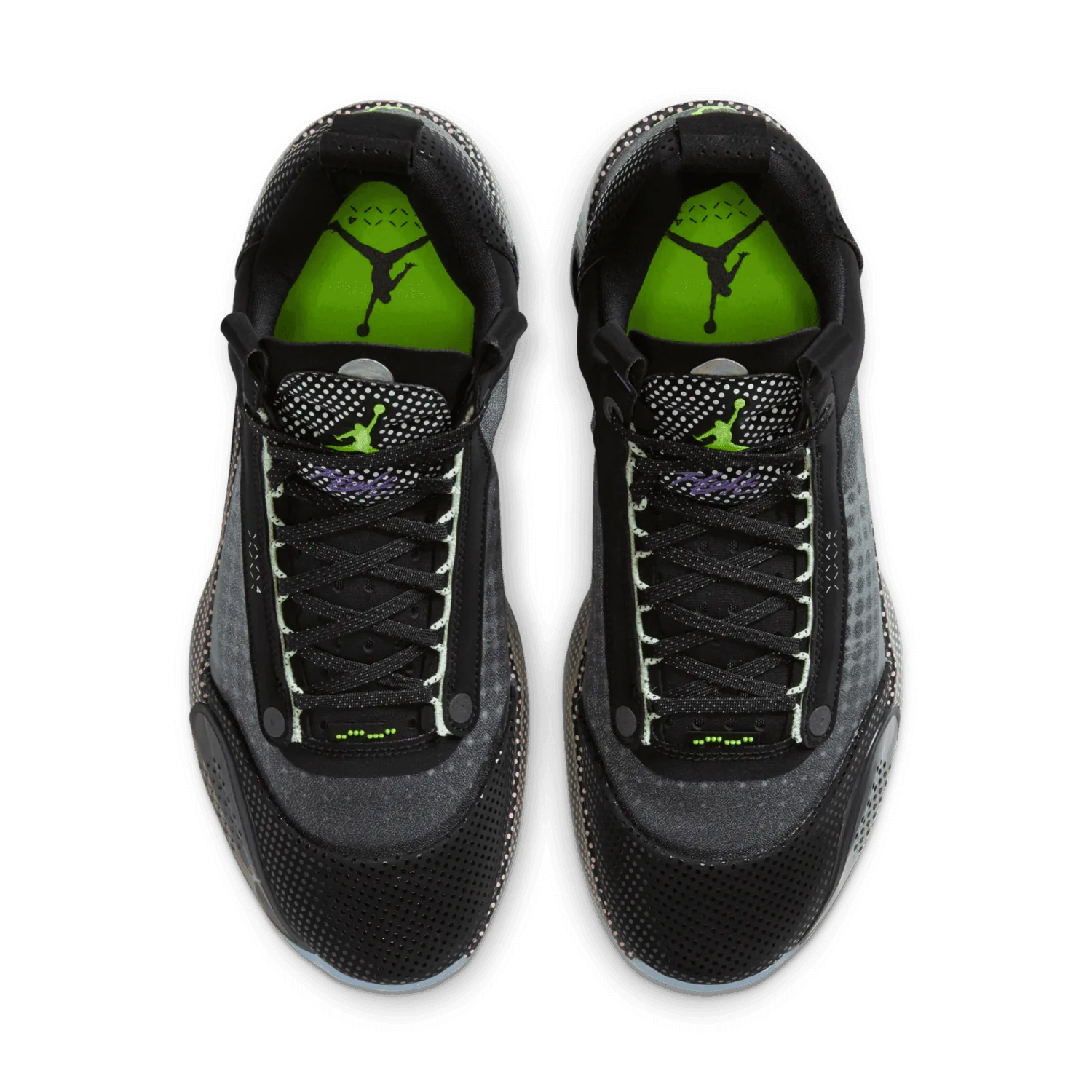 Air Jordan XXXIV Low Black Vapor Green Bleached Coral image 4