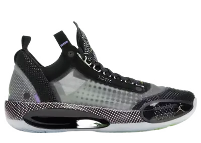 Air Jordan XXXIV Low Black Vapor Green Bleached Coral
