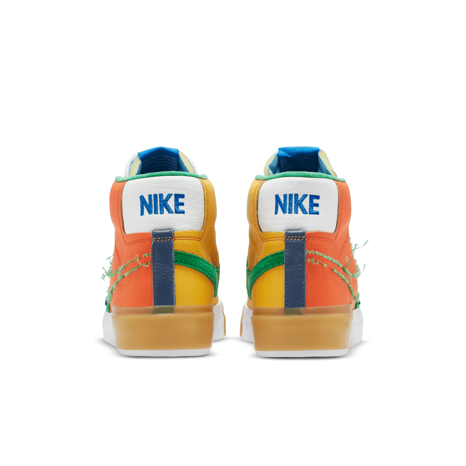 Nike SB Zoom Blazer Mid Edge Safety Orange University Gold image 5
