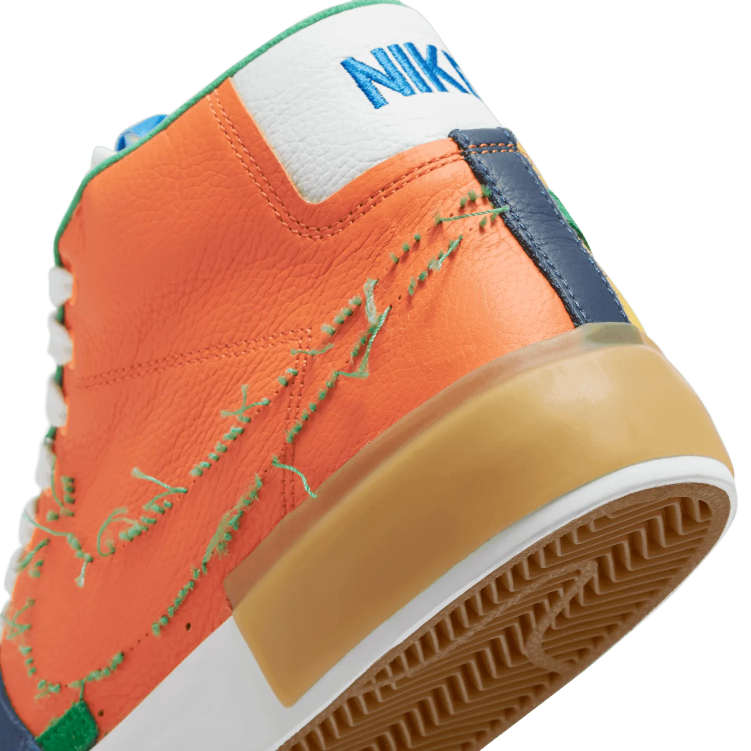 Nike SB Zoom Blazer Mid Edge Safety Orange University Gold image 7