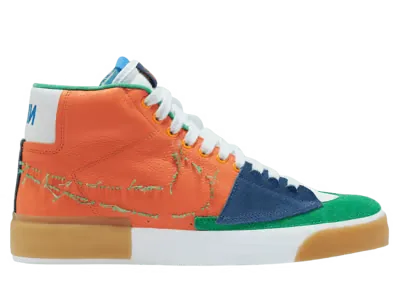 Nike SB Zoom Blazer Mid Edge Safety Orange University Gold