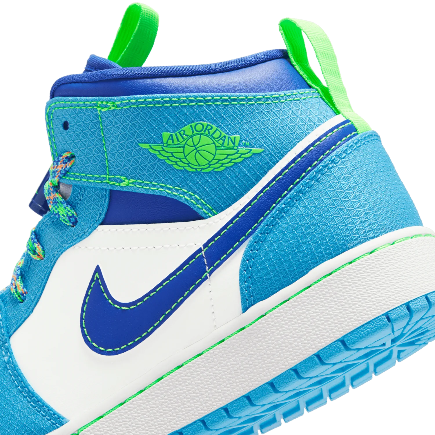 Jordan 1 Mid Sprite Blue image 7