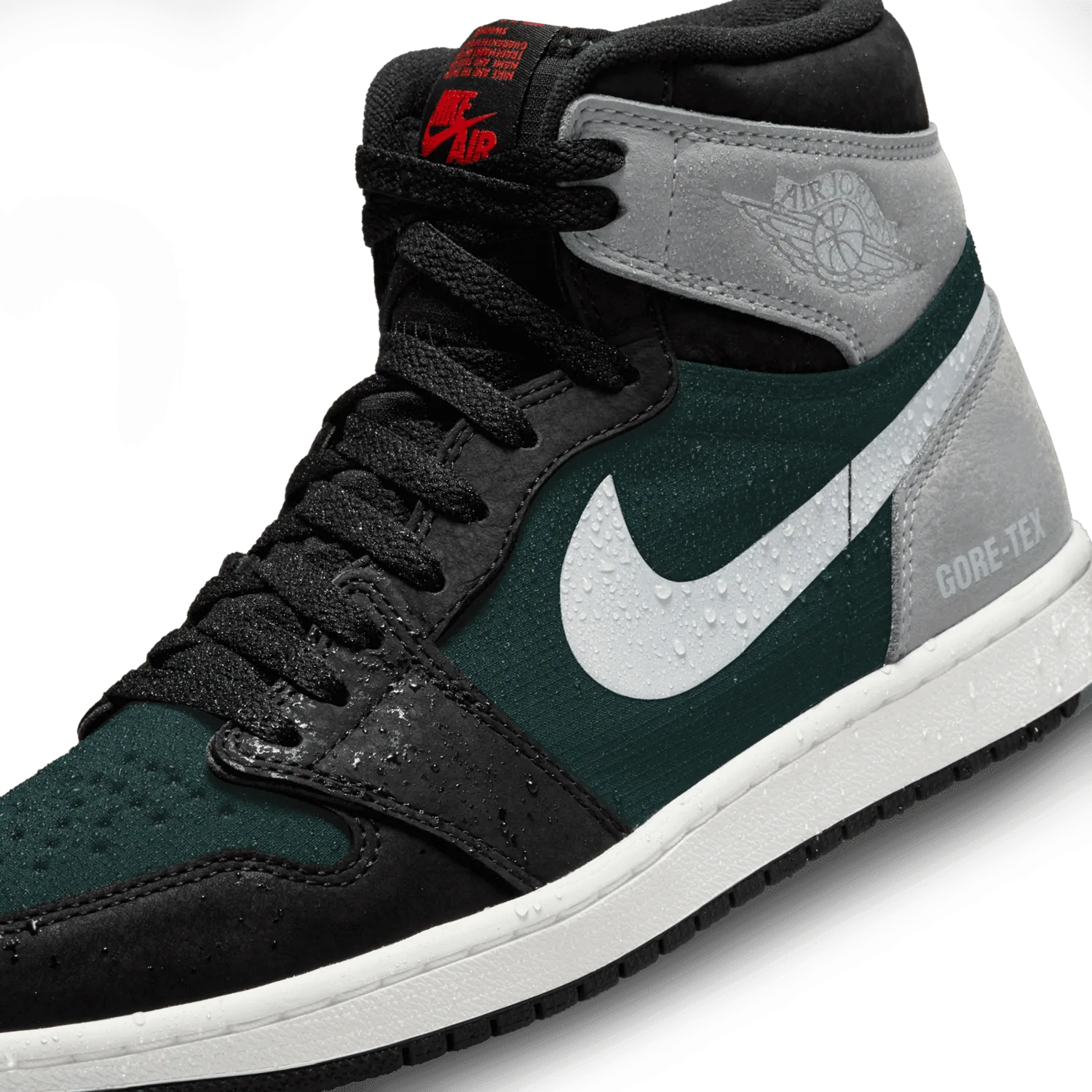 Jordan 1 Retro High Element Gore-Tex Black Particle Grey image 9