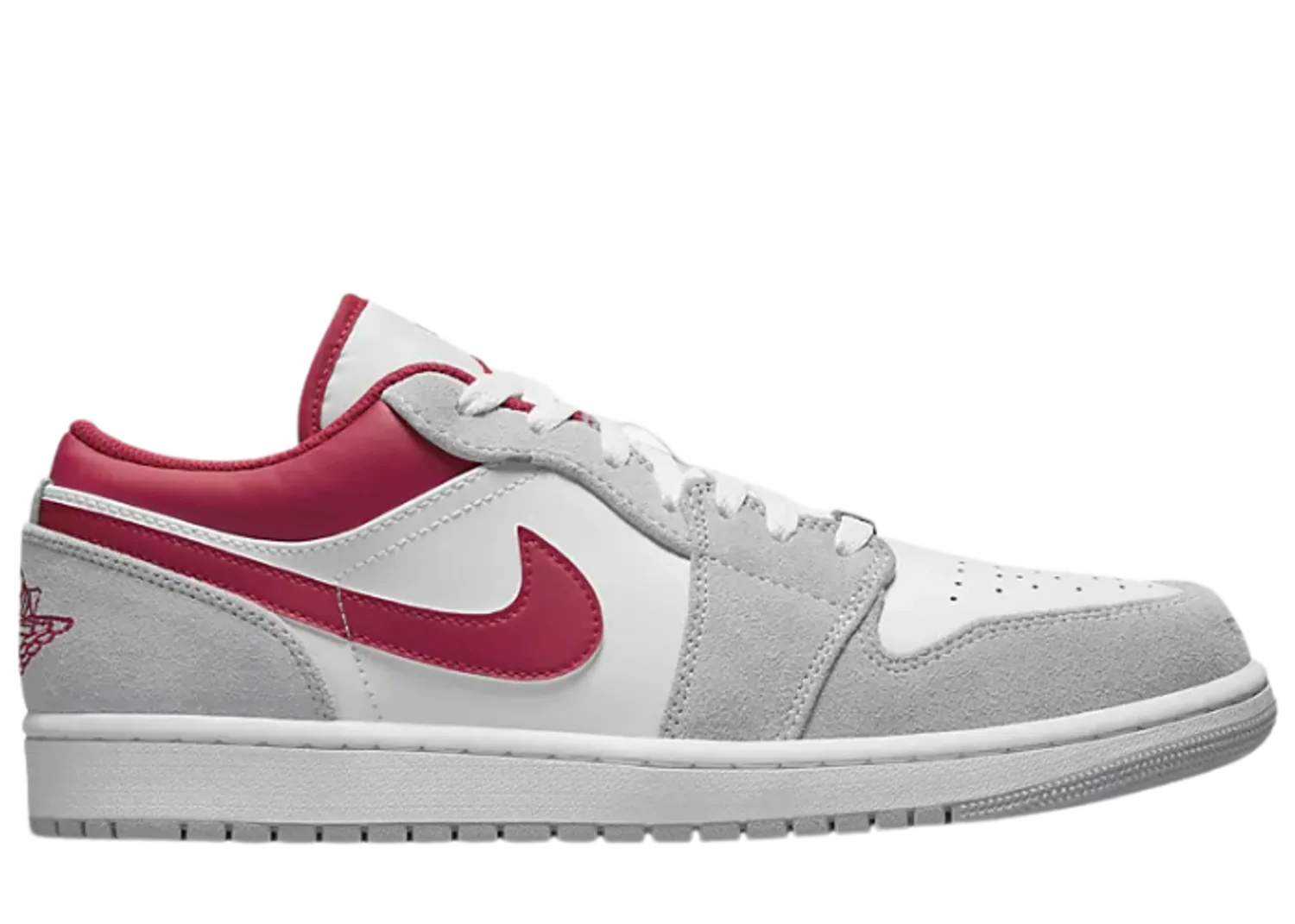 Jordan 1 Low SE Light Smoke Grey Gym Red