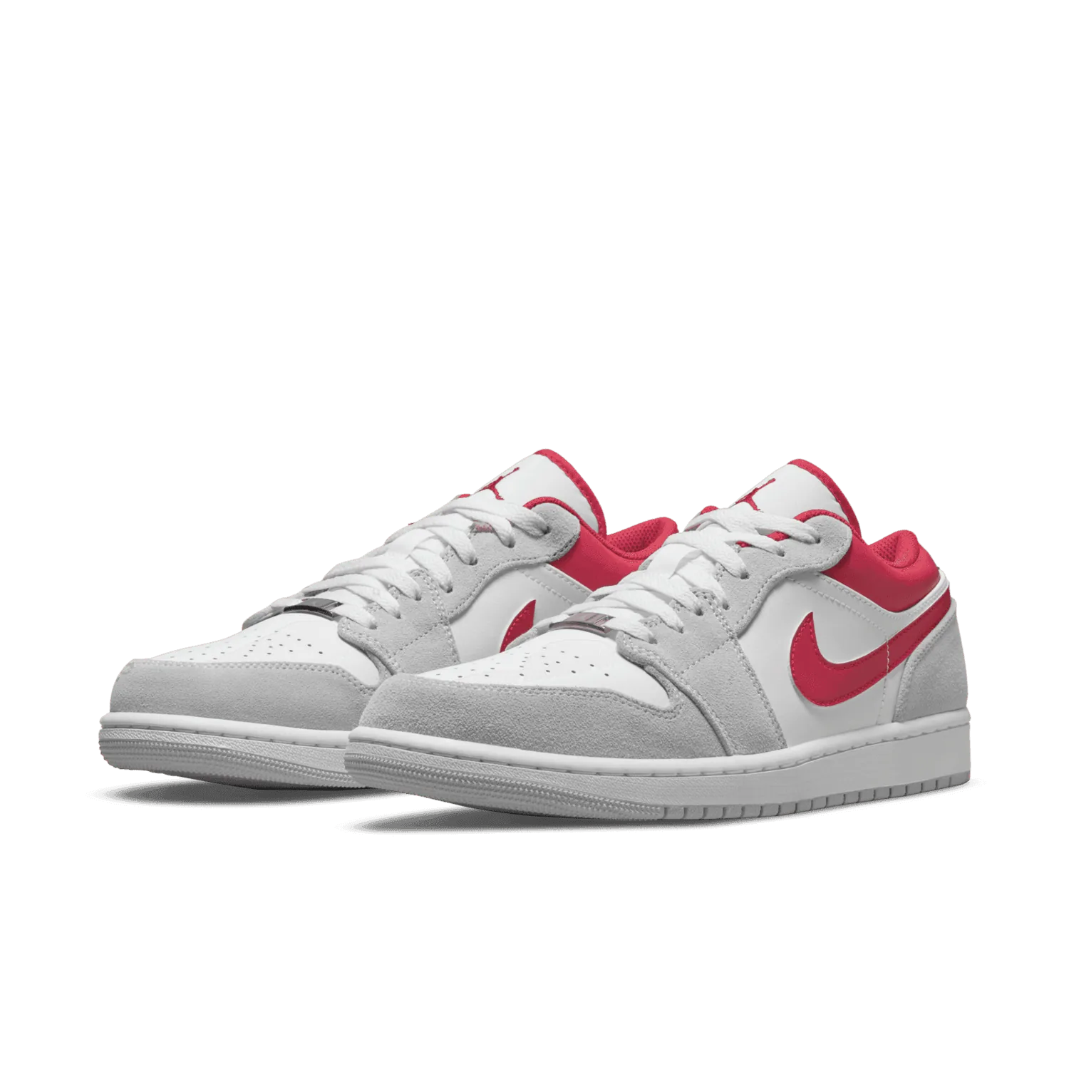 Jordan 1 Low SE Light Smoke Grey Gym Red image 4