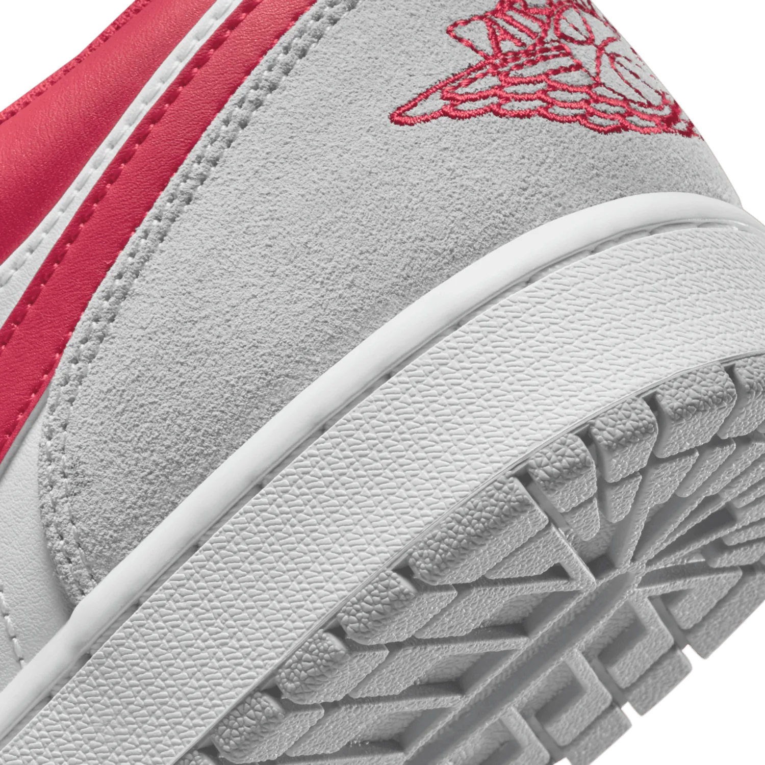 Jordan 1 Low SE Light Smoke Grey Gym Red image 7
