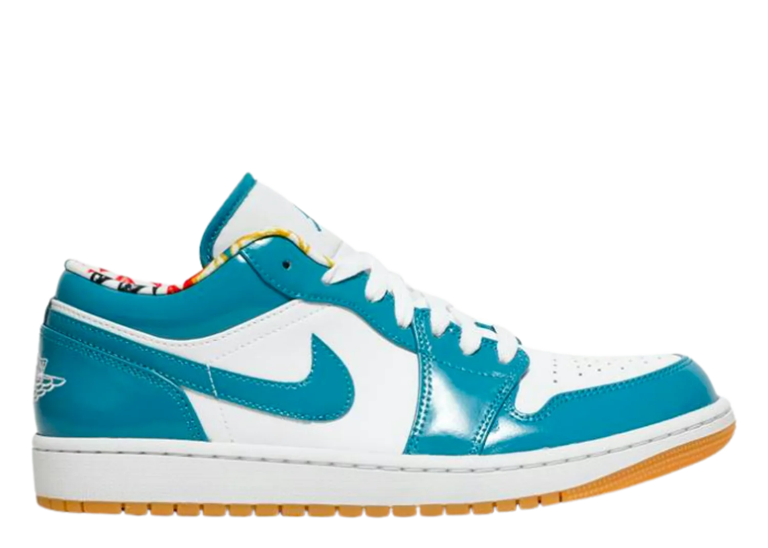 Jordan 1 Low Barcelona Cyber Teal
