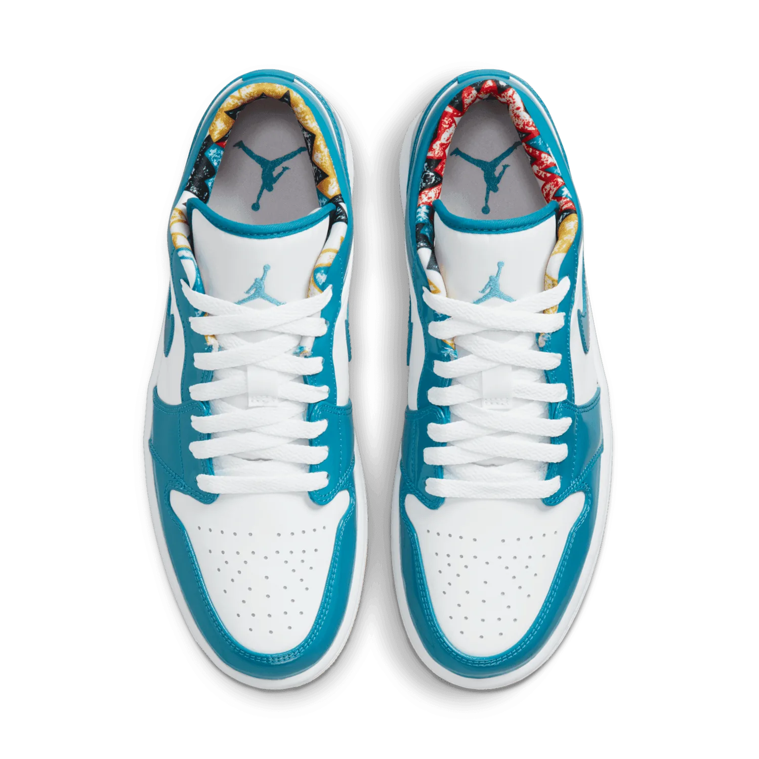 Jordan 1 Low Barcelona Cyber Teal image 3