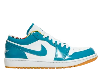 Jordan 1 Low Barcelona Cyber Teal