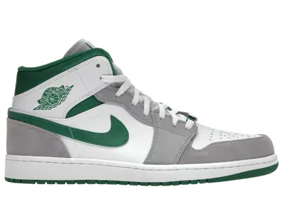 Jordan 1 Mid Grey Green