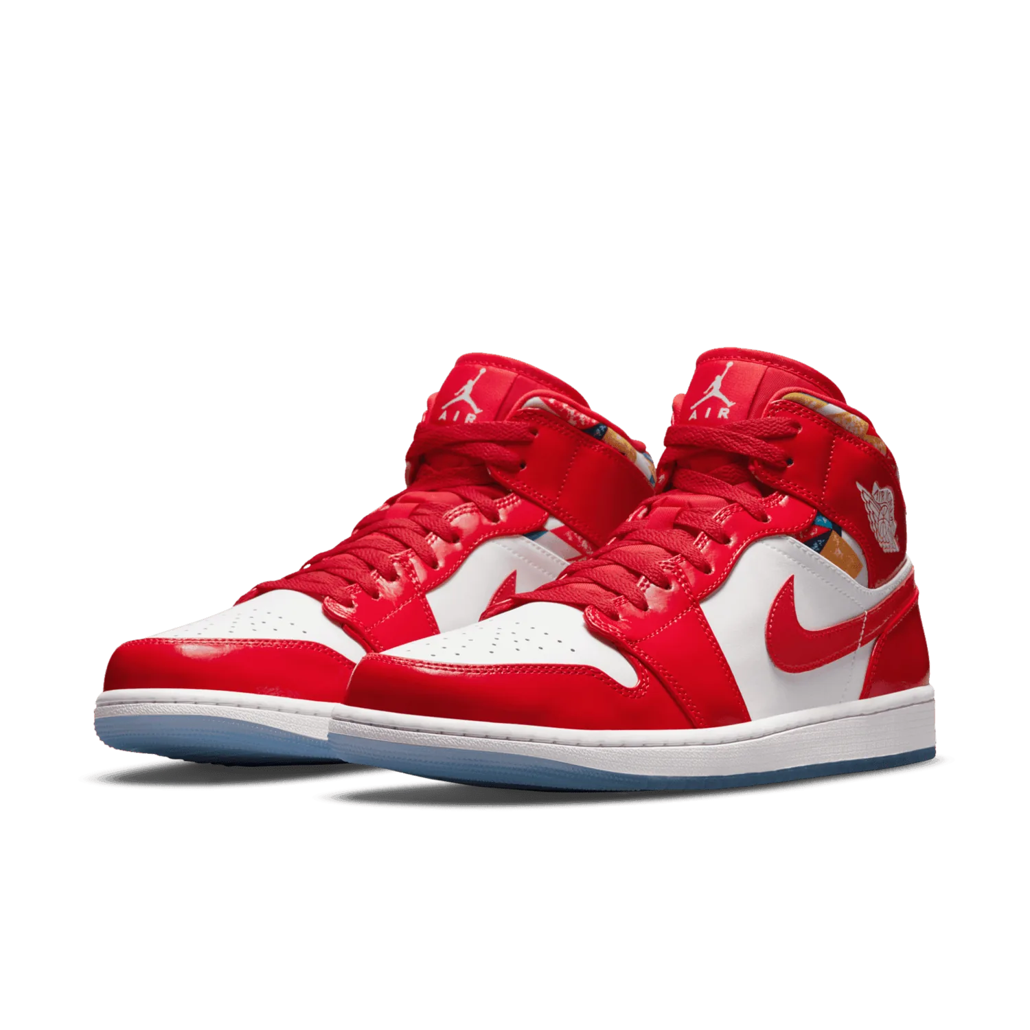 Jordan 1 Mid Barcelona Sweater Red Patent image 4