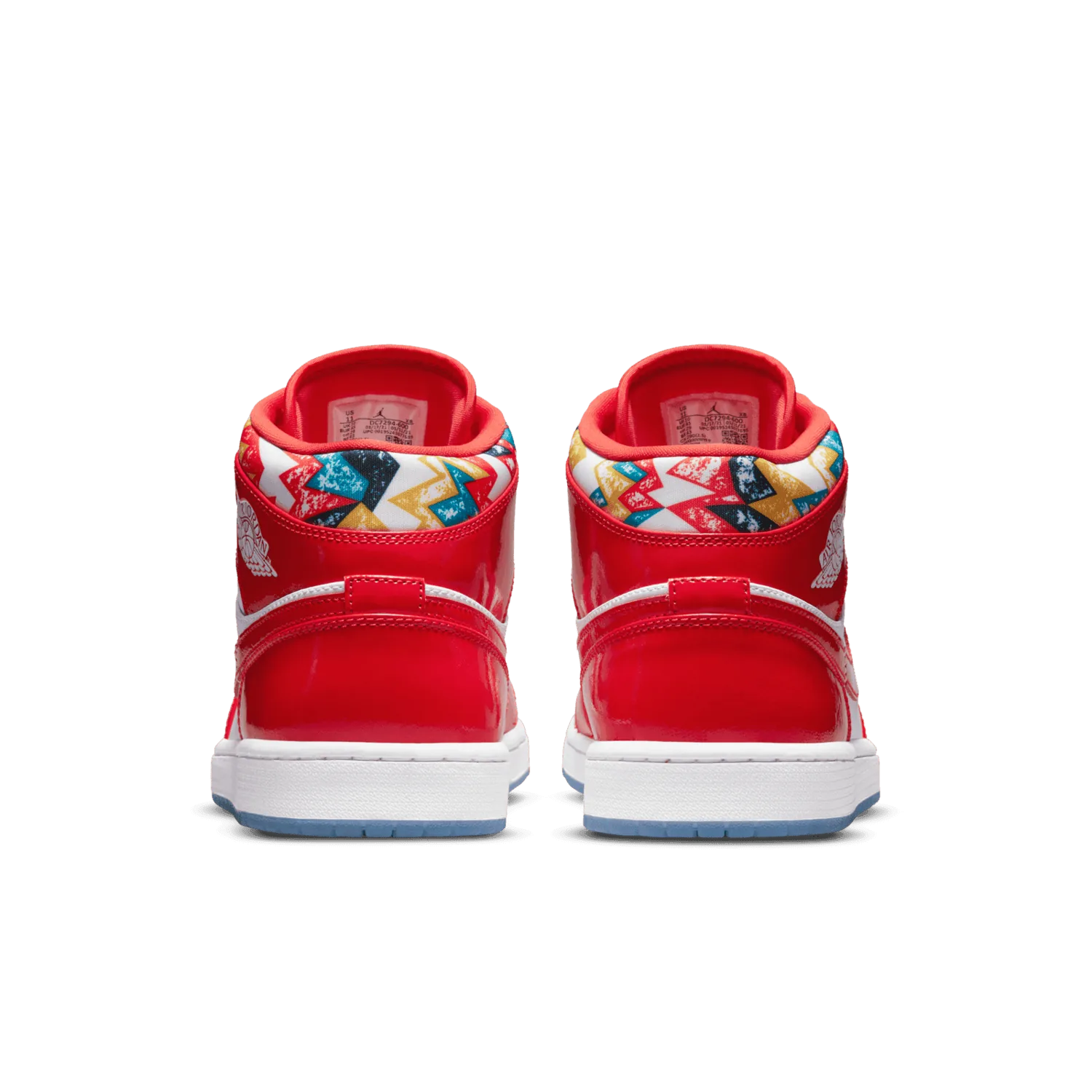 Jordan 1 Mid Barcelona Sweater Red Patent image 5