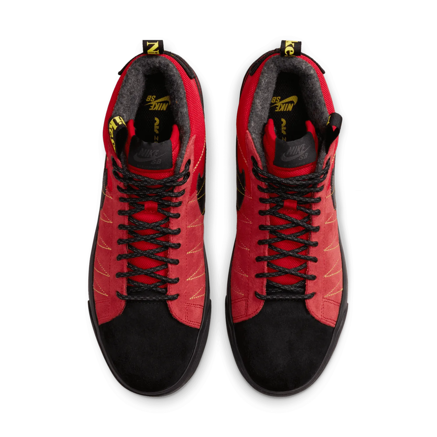 Nike SB Zoom Blazer Mid PRM Acclimate Black Red image 3