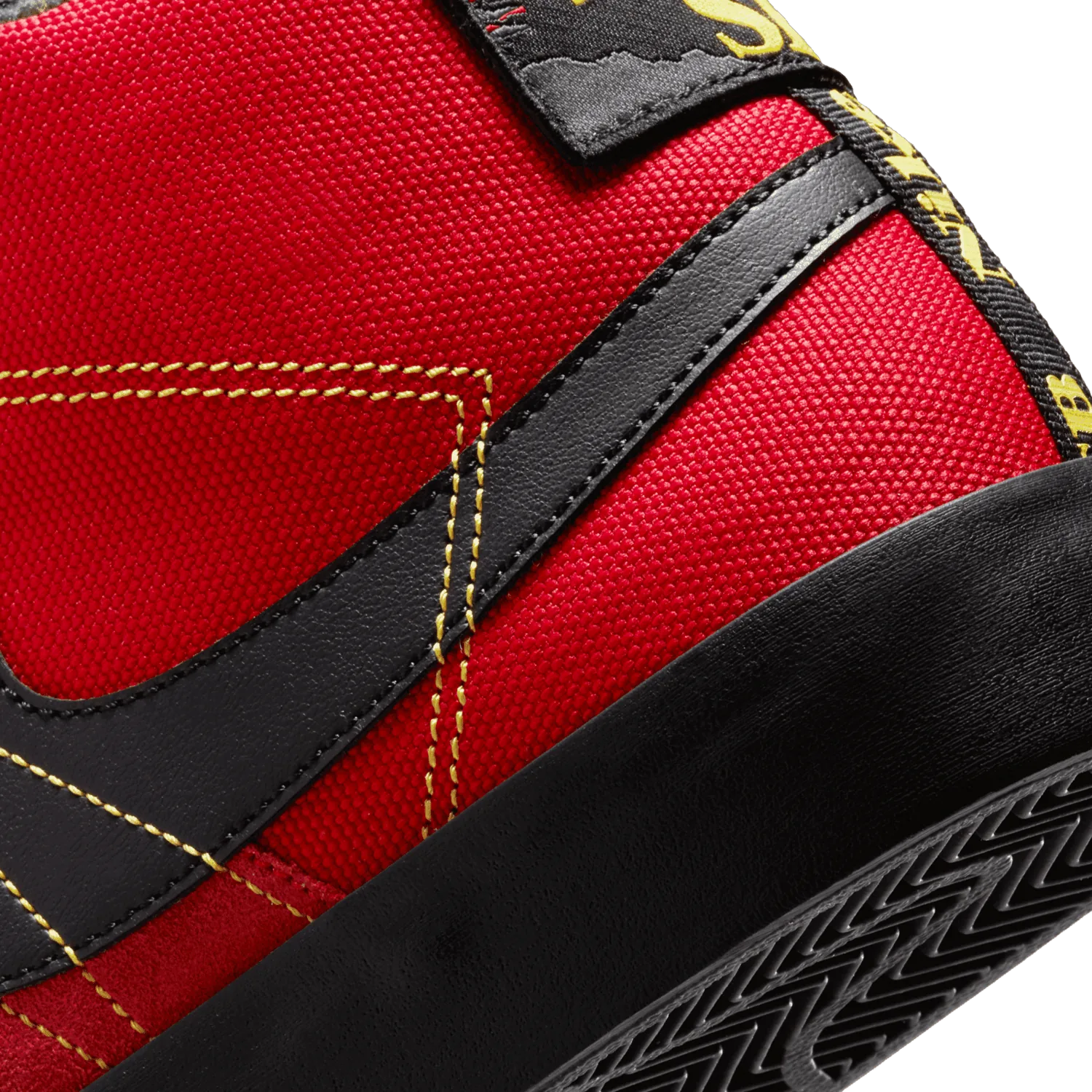 Nike SB Zoom Blazer Mid PRM Acclimate Black Red image 7