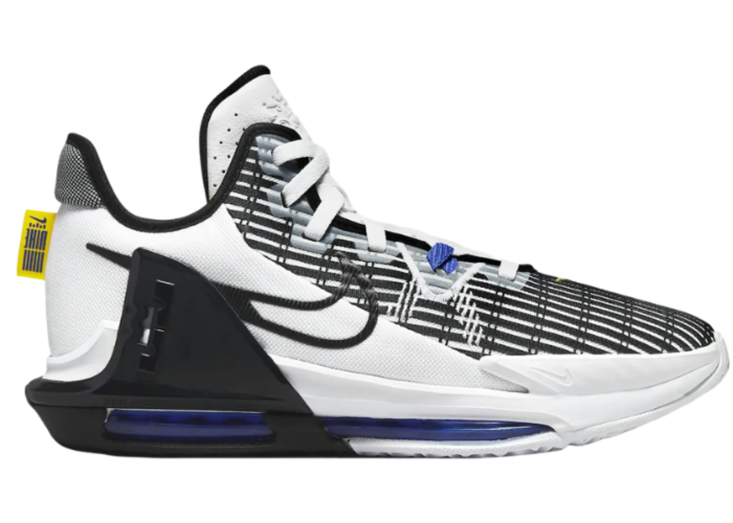 Nike LeBron Witness 6 White Persian Purple Shock Yellow