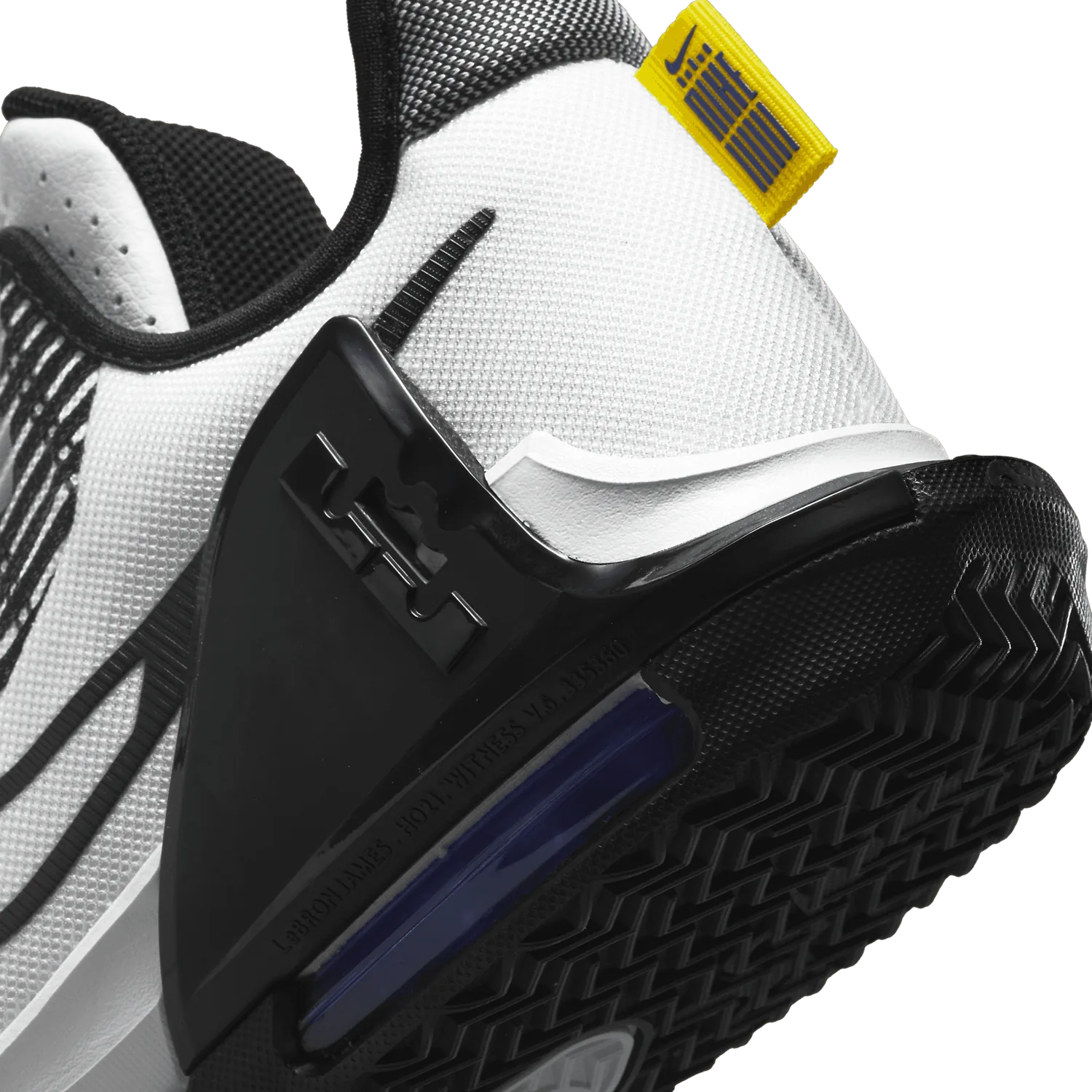 Nike LeBron Witness 6 White Persian Purple Shock Yellow image 7