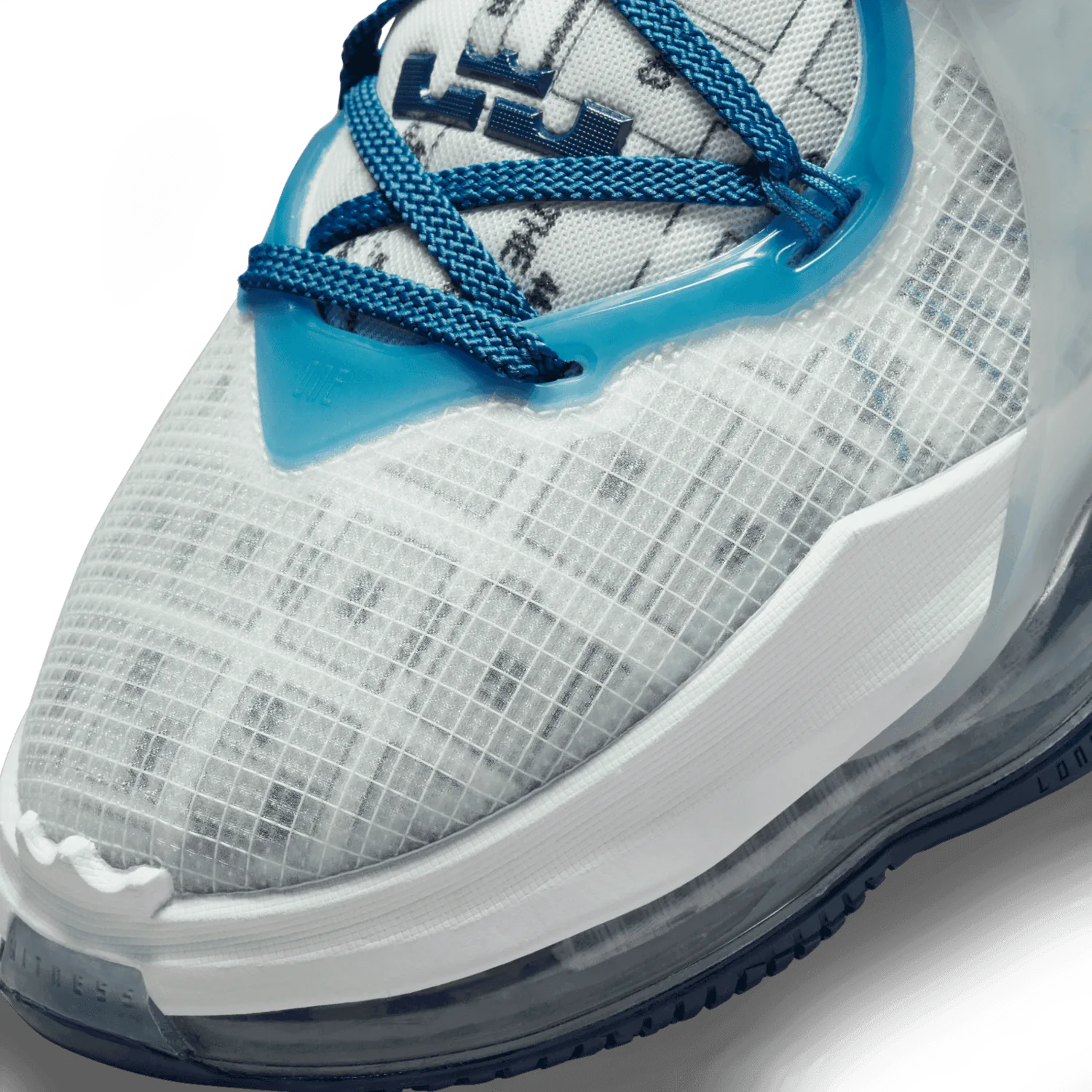 Nike Lebron 19 Space Jam White and Dutch Blue image 6