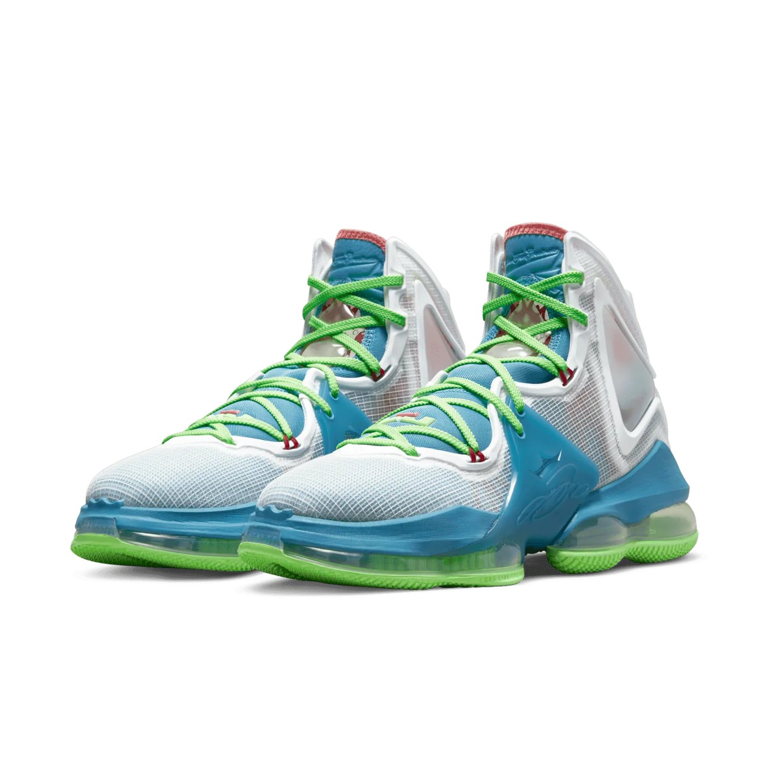 Nike Lebron 19 Dutch Blue Lime Glow image 4