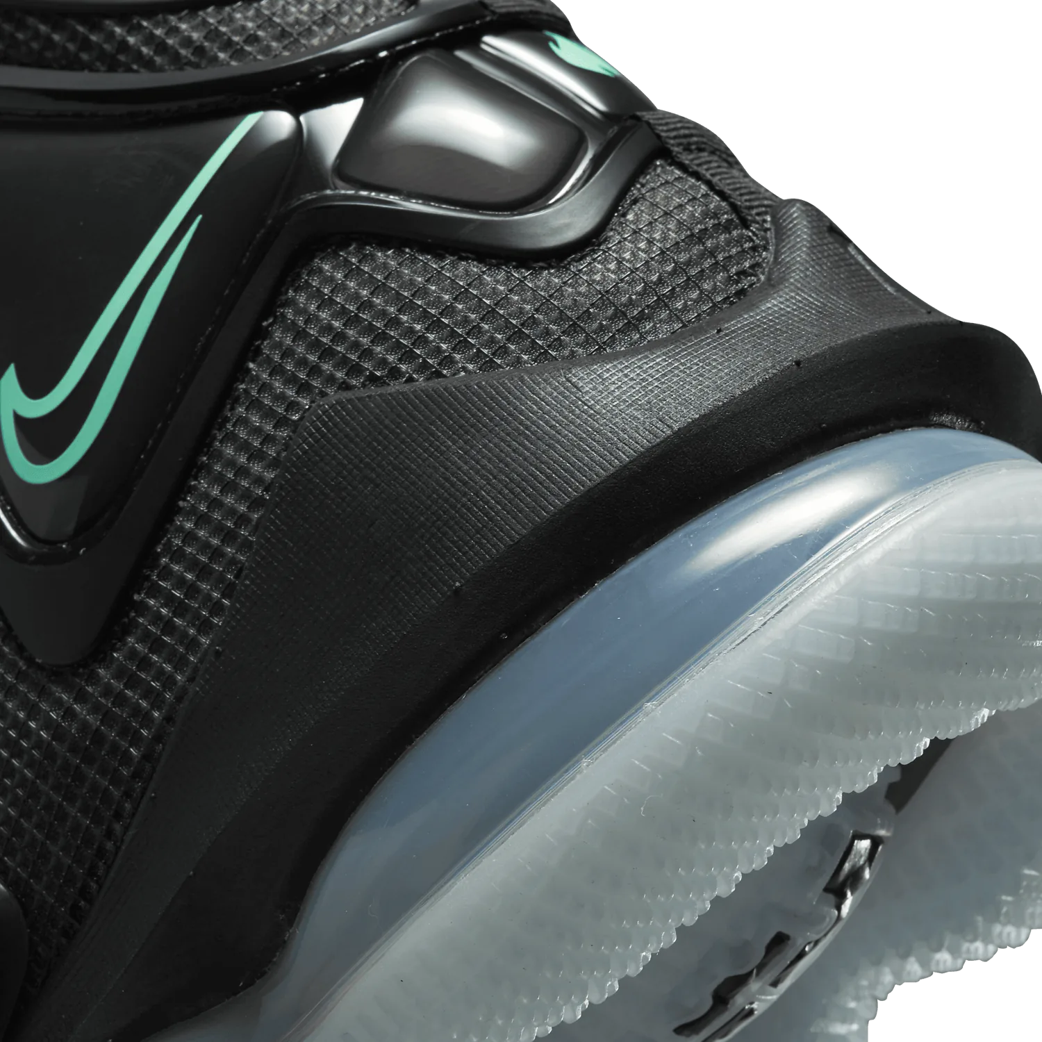 Nike LeBron 19 Black Aqua image 7