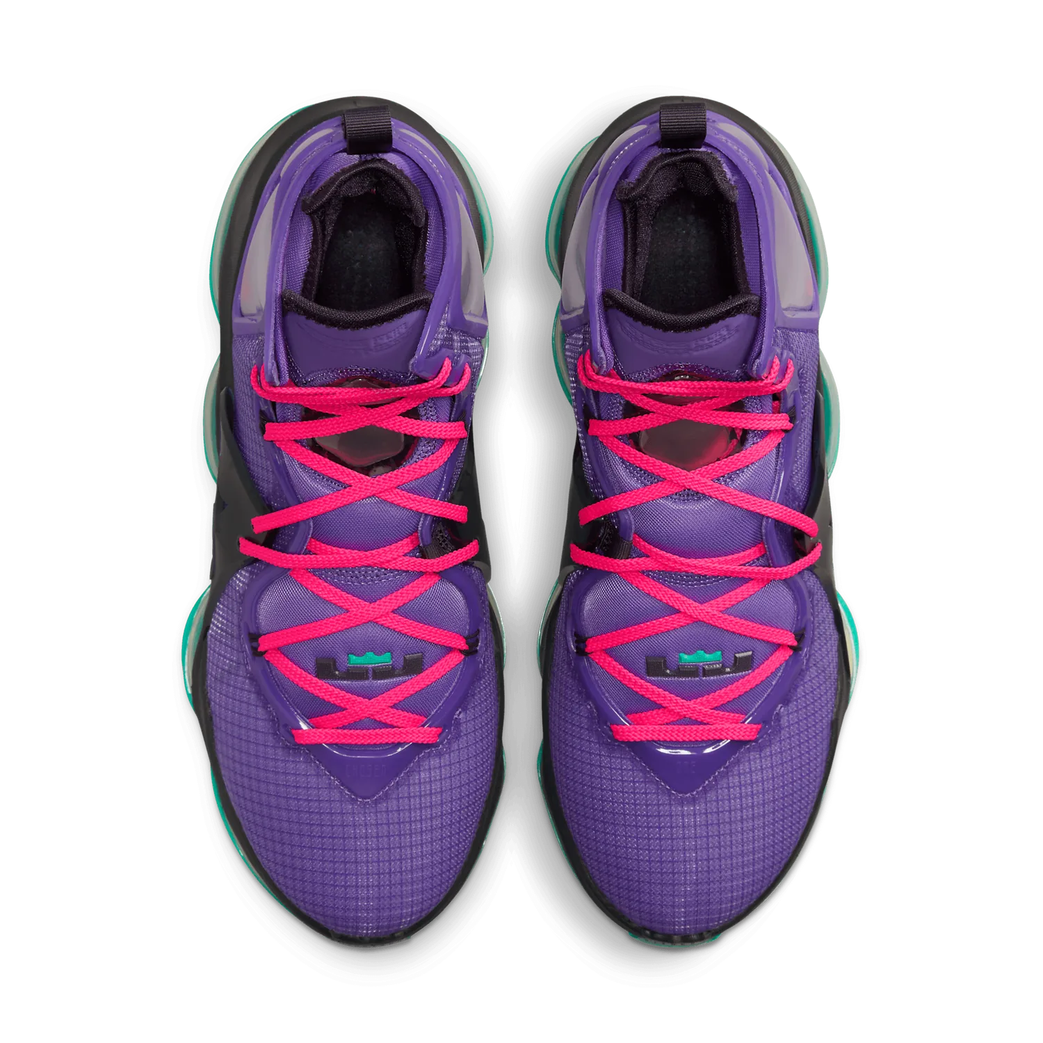Nike LeBron 19 Purple Teal image 3