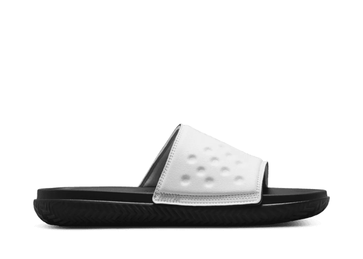 Jordan Play Slide 'White Black'