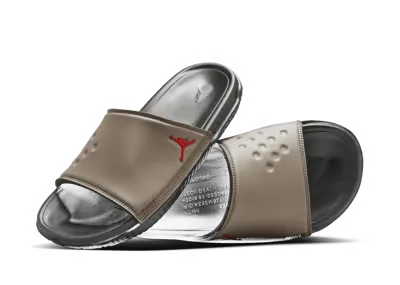 Jordan Play Slide 'Palomino Fire Red'