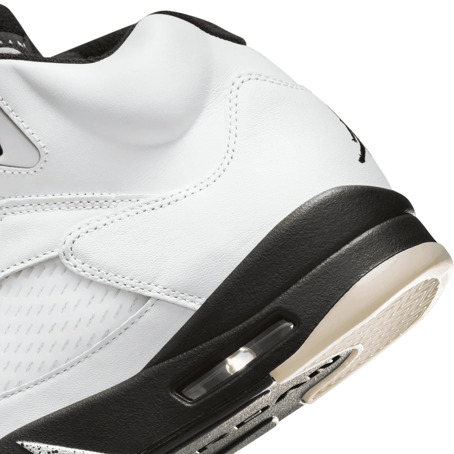 Air Jordan 5 Retro White Metallic Black image 6