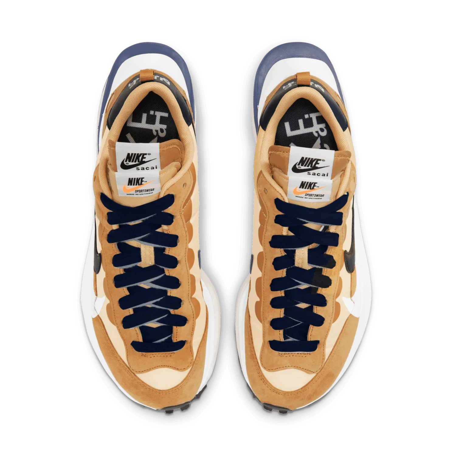 Nike VaporWaffle sacai Sesame and Blue Void image 3