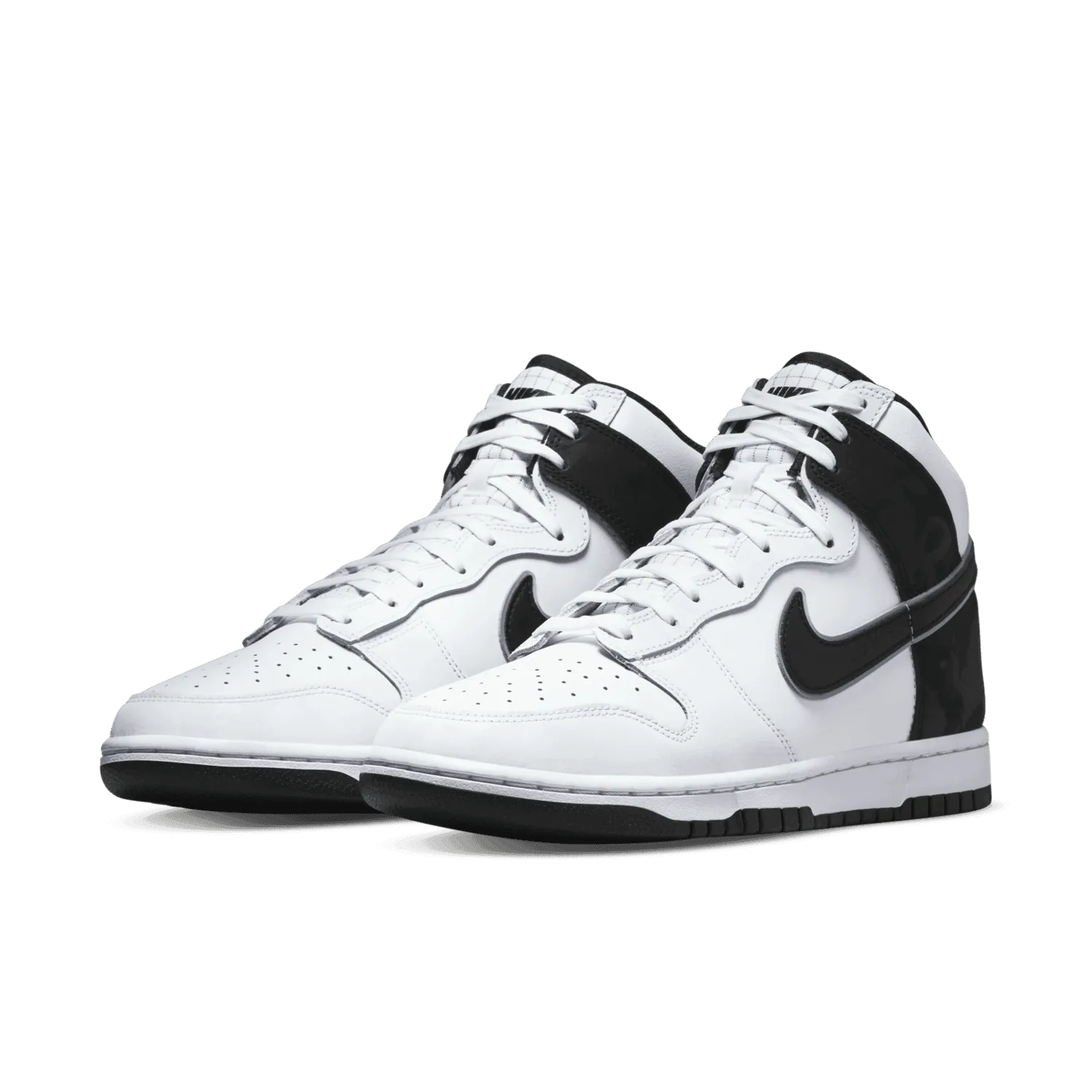 Nike Dunk High White Black image 4