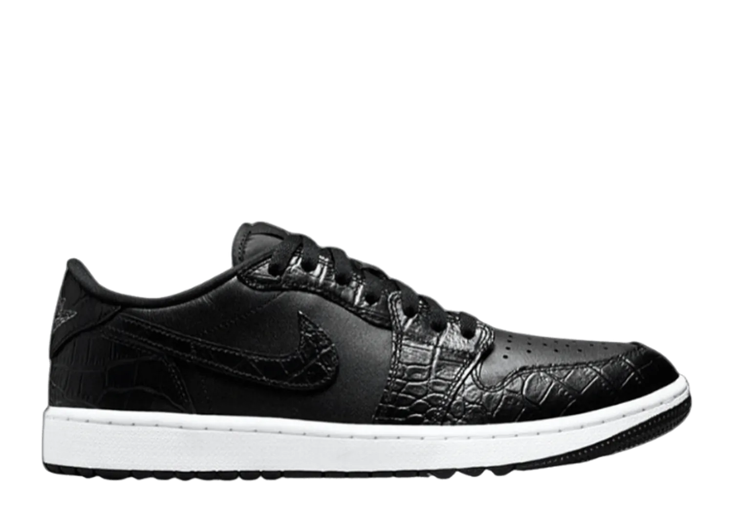 Air Jordan 1 Low Golf Black Croc