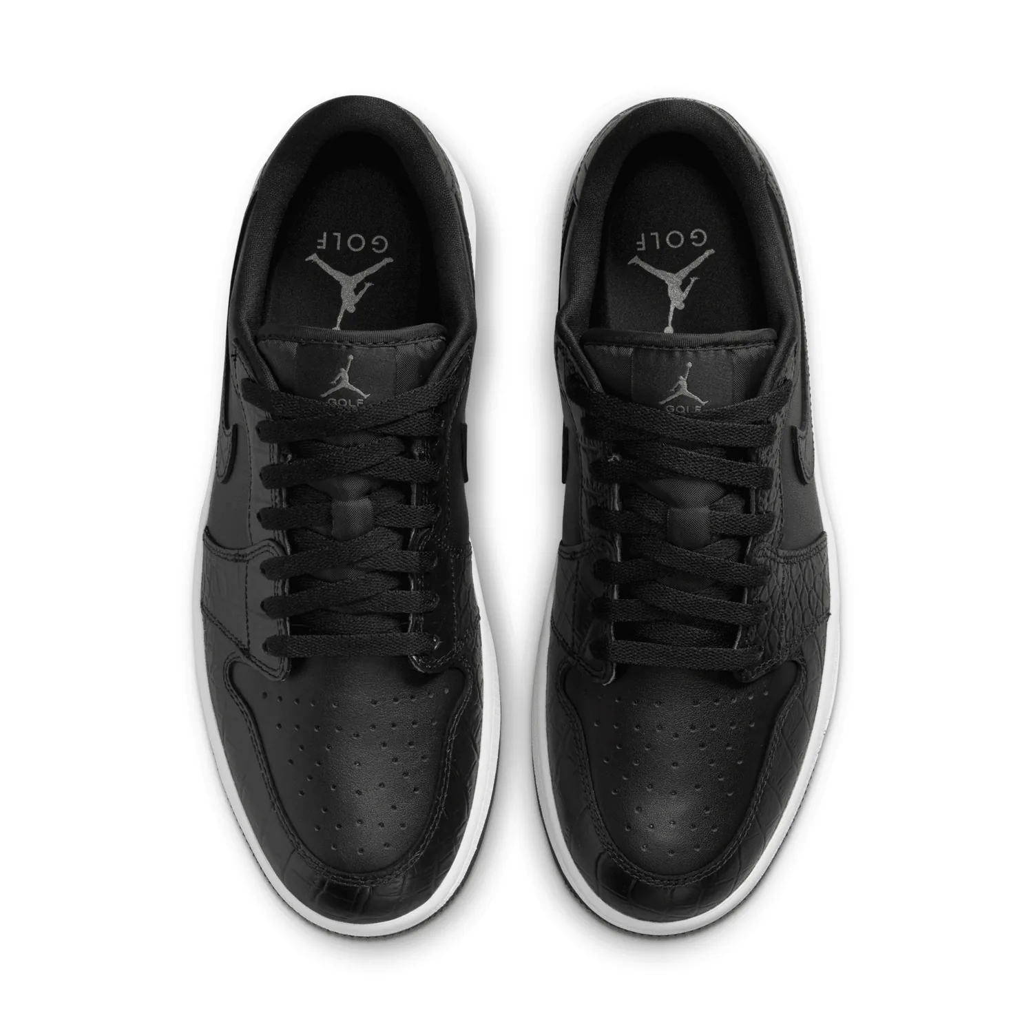 Air Jordan 1 Low Golf Black Croc image 4