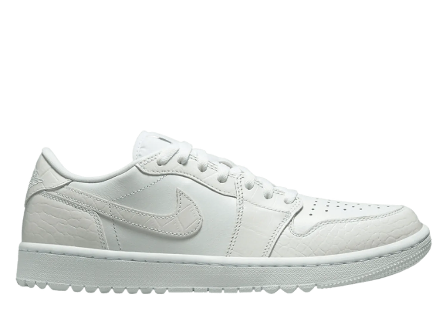 Air Jordan 1 Low Golf White Croc