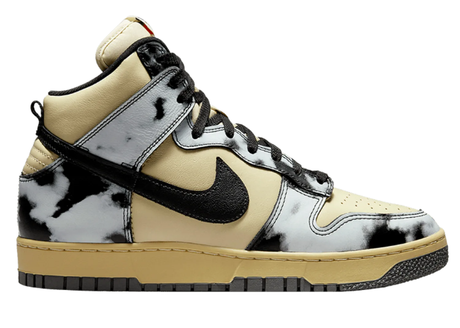Nike Dunk High 1985 Acid Wash Cream Black