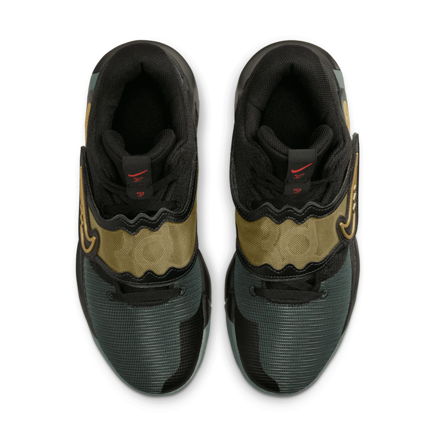Nike KD Trey 5 X Black Metallic Gold Green image 3