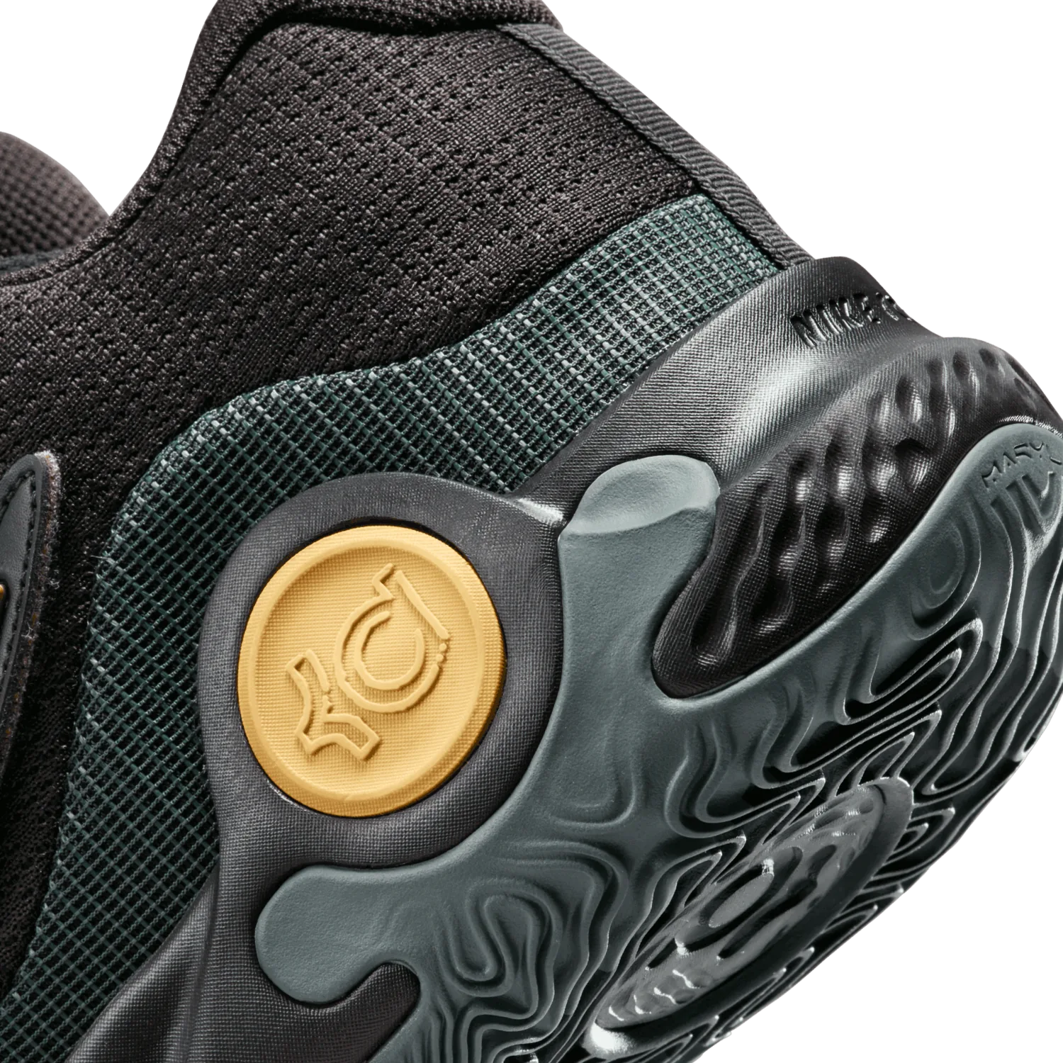 Nike KD Trey 5 X Black Metallic Gold Green image 7