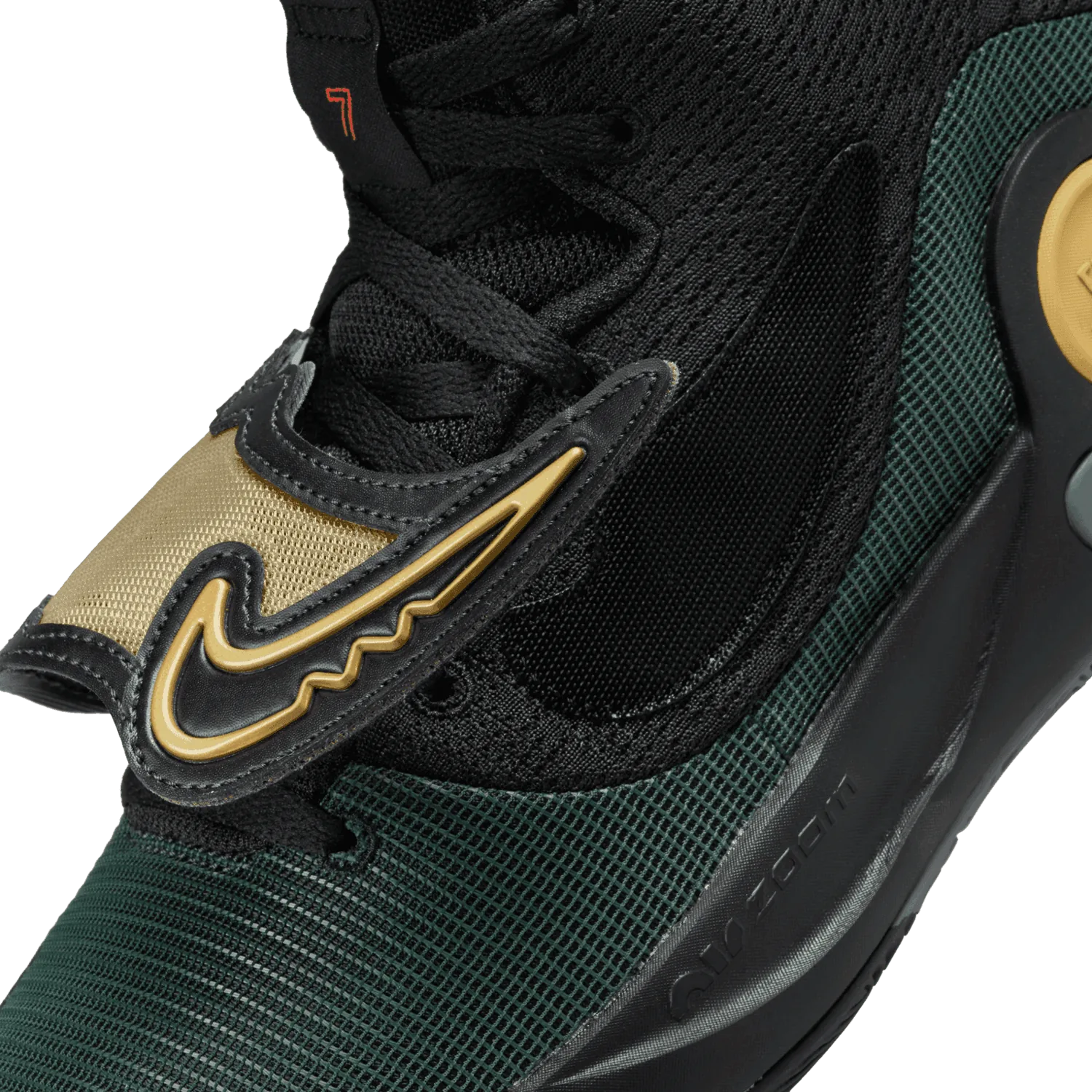 Nike KD Trey 5 X Black Metallic Gold Green image 8