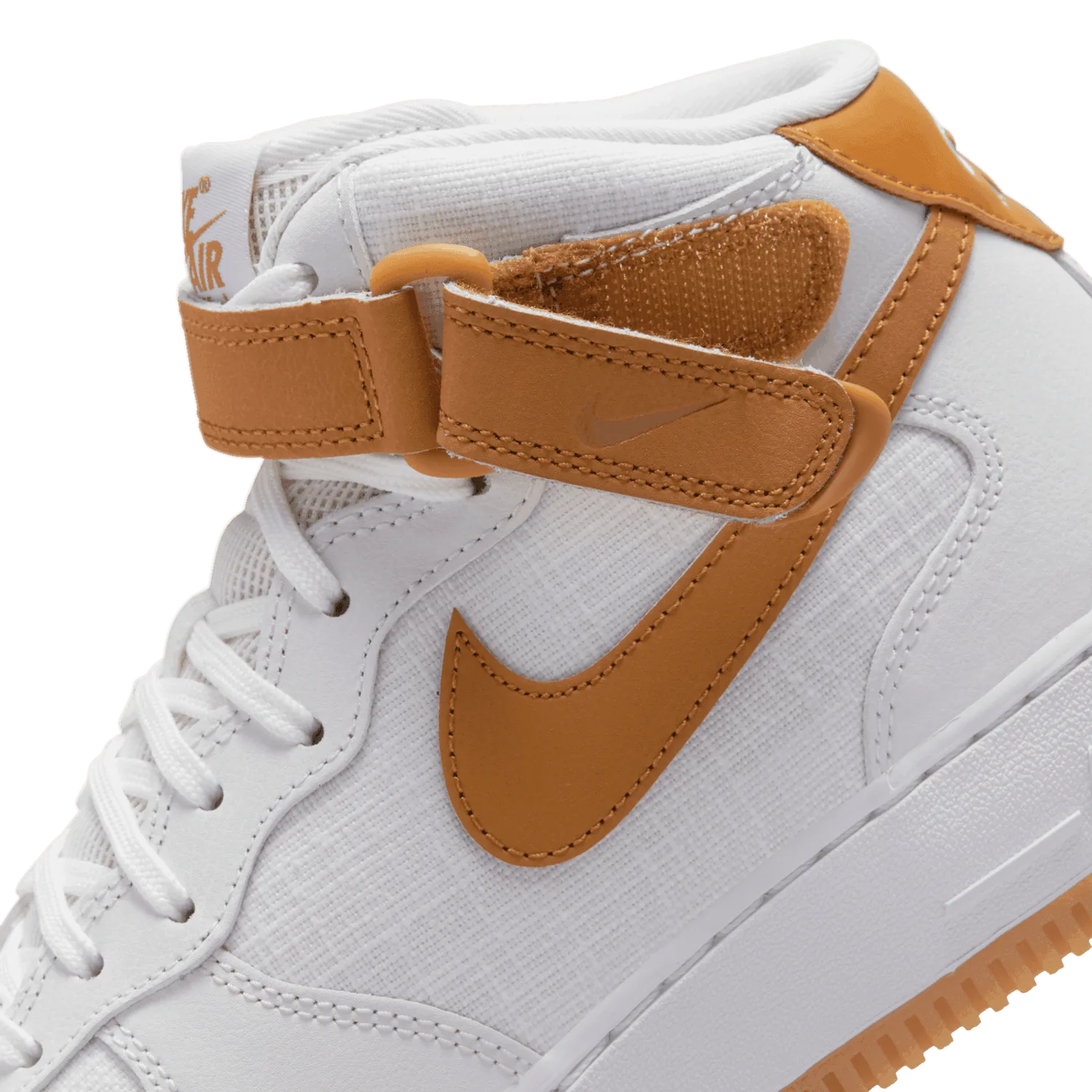 Nike Air Force 1 '07 Mid Summit White Desert Ochre image 8