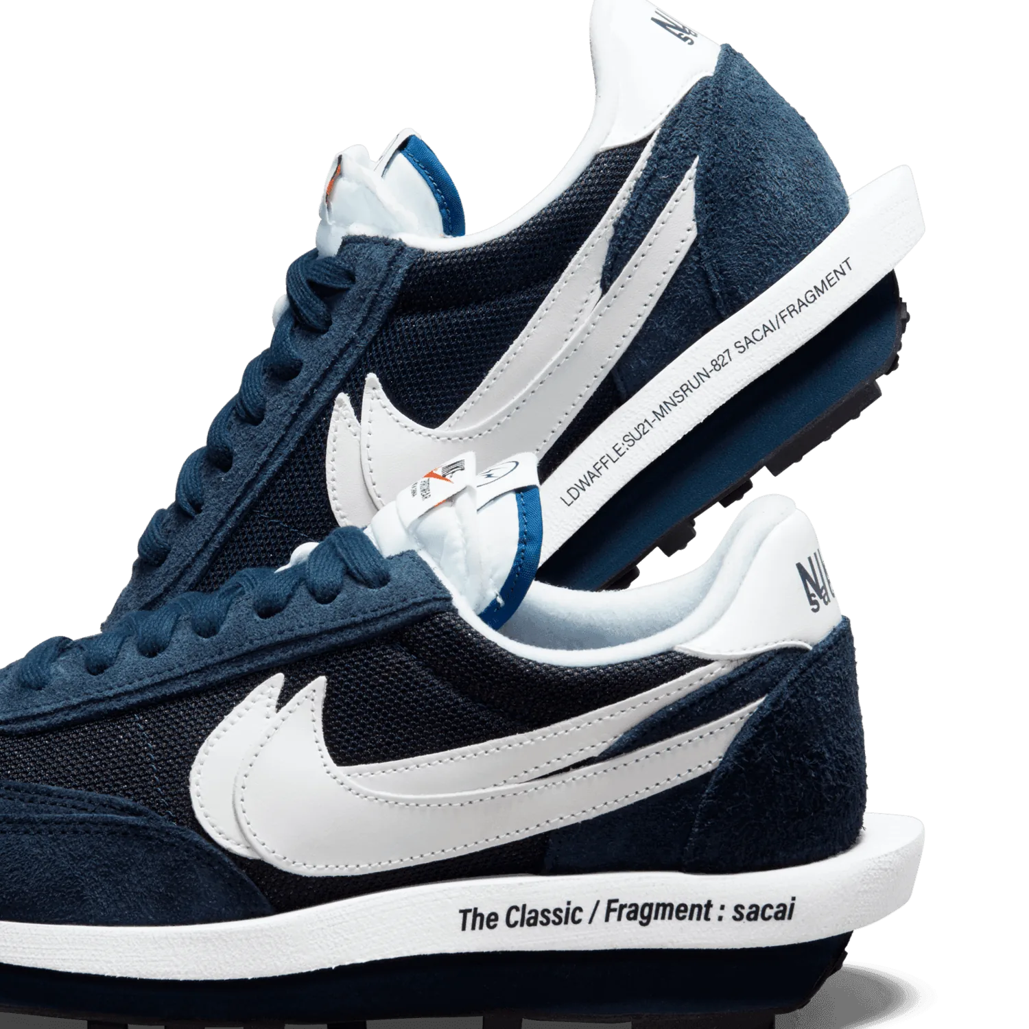 Nike LD Waffle SF Sacai fragment Blue Void image 9