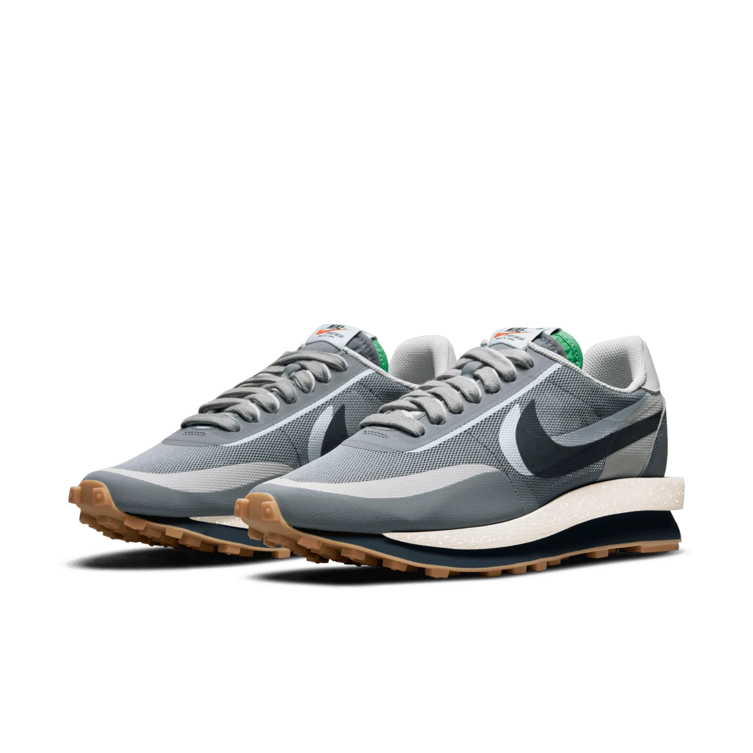 Nike LD Waffle sacai CLOT Cool Grey image 5
